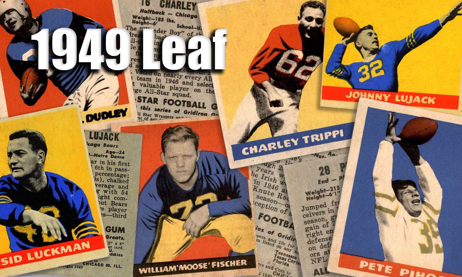 1949 Leaf Football Cards 